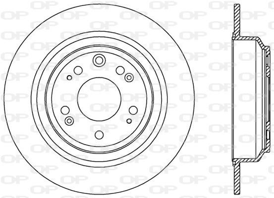 OPEN PARTS Jarrulevy BDR2551.10